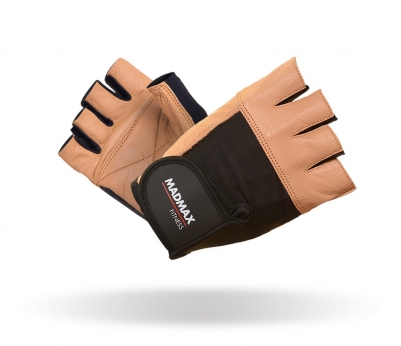 MADMAX Rękawiczki fitness FITNESS BROWN