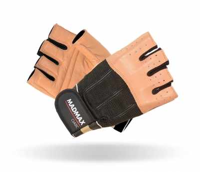 MADMAX Rękawiczki fitness CLASIC BROWN